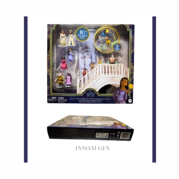 Disney Wish Kingdom of Rosas Character Small Doll Set, Mini Posable Dolls - Picture 2 of 4